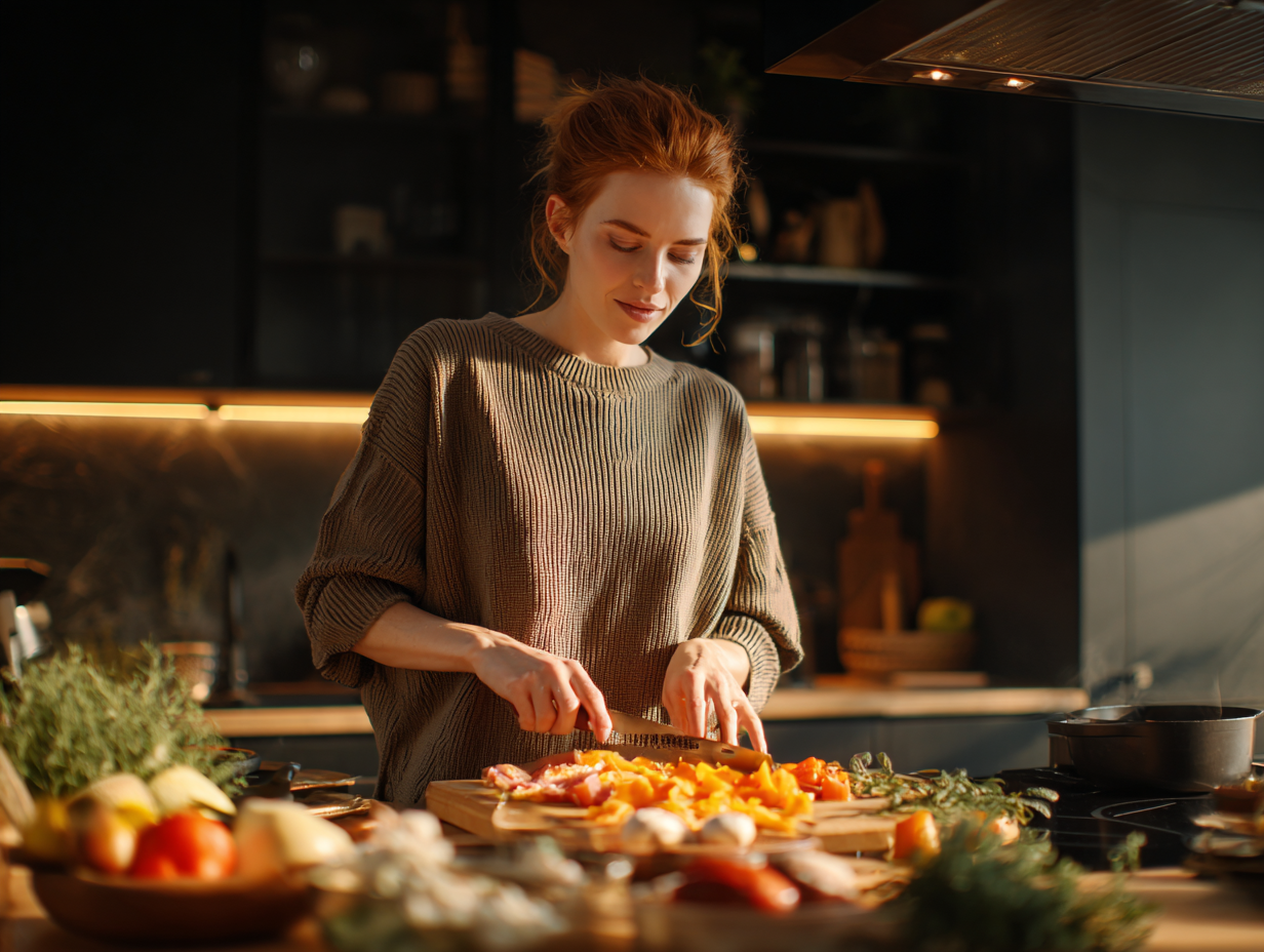 Експерт з харчування готує збалансовану страву
